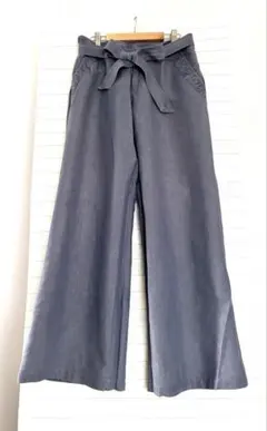 BABYLONE ワイドパンツ リボン付き 38