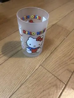 1990年代　ハローキティ　ガラスコップ　新品