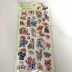 ズートピア　シール　ぷっくりシール