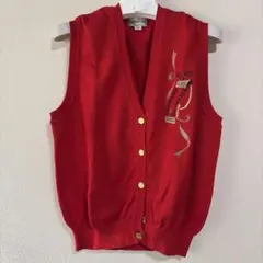 Burberry's レッド カーディガン Lサイズのサムネイル