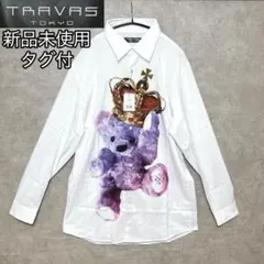 【新品タグ付】 TRAVASTOKYO 王冠 くま 長袖シャツ Y2K 地雷系のサムネイル