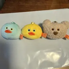 ガチャガチャ　mojojojo フェイスマスコット　3個セット