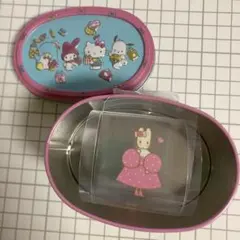 【お菓子なし】青山デカーボ　サンリオキャラクターズ缶 マロンクリーム
