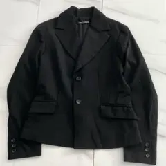 tricot COMME des GARÇONS 丸襟ジャケット ブラック - メルカリ