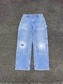 W*S様 carhartt カーハート denim ダブルニー ペインター 33 美品 carhartt カーハート denim ダブルニー ペインター 33 - メルカリ