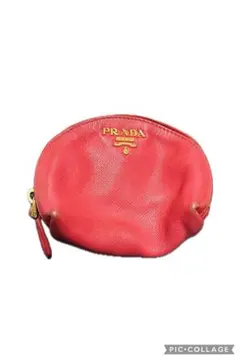 PRADA ピンク　レザー コインケース