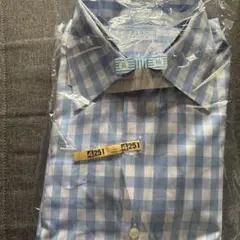 ORIAN per BEAMS gf 水色チェック 長袖シャツのサムネイル