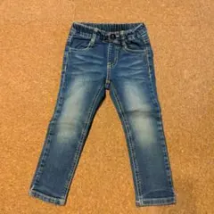 デニムブルー スリムフィットパンツ