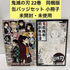 鬼滅の刃 22巻　缶バッジセット 小冊子　特装　限定　同梱版