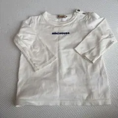 miki HOUSE 長袖Tシャツ ホワイト