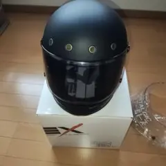 ビンテージフルフェイスヘルメット 族ヘル スモークシールド1枚セット マットBK ビンテージフルフェイスヘルメット 族ヘル スモークシールド1枚セット
