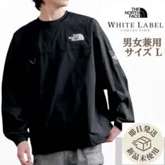 日本未展開 韓国限定 ホワイトレーベル ノースフェイス 男女兼用 BLACK L