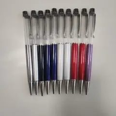 ハーバリウムボールペン 本体 10本セット ハンドメイド