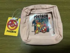 3COINS ポケモン30周年 ミニポーチ リザードン進化柄