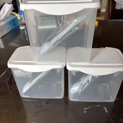 はぐくみ　粉ミルク保存容器 3個セット スプーン付き