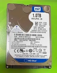 新古品 正常表示 WD / HDD1000GB 2.5インチ(B2897) - メルカリ