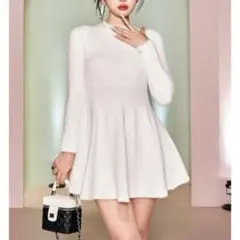 Darich ダーリッチ ラメ シャギー ニット ワンピース ニットワンピース