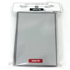 新品未開封　GRATS！　スリーブ　グレー　無地　グラッツ