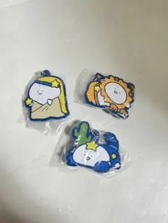 お文具といっしょ ラバーマスコット 12星座なのです 3セット