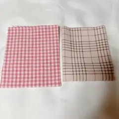 カットクロス はぎれ 2点セット ピンク