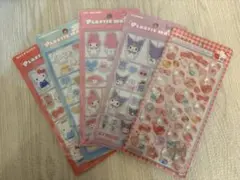 サンリオ プラスチックモデル風シール ボンボンドロップ