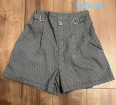 PINK PALETTE チェック柄　 ショートパンツ　キュロット　160cm