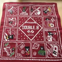 DOUBLE.B 레드 반다나 캐릭터 패턴