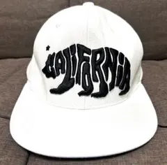 カルフォルニア　キャップ　ホワイト　帽子　白