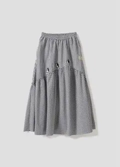 グラニフ シティボーイペンギン ギンガムチェックスカート