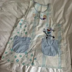 アナと雪の女王オラフ プリント エプロン