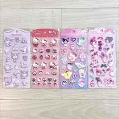 ジュエルマシュマロステッカーズ マイメロ キティ サンリオキャラクターズ 3枚