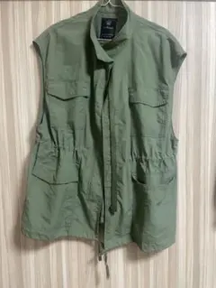 w closet ノースリーブベスト オリーブグリーン