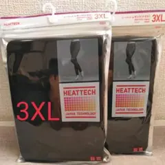 UNIQLO　ヒートテックレギンス　3XLサイズ　 ブラック　２枚　 a8r