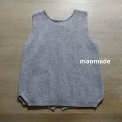マオメイド　前後２way　ベスト　ニット maomadeのサムネイル