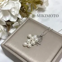 豪華✨皇室御用達 MIKIMOTO 8珠 本真珠 パール ネックレス シルバー