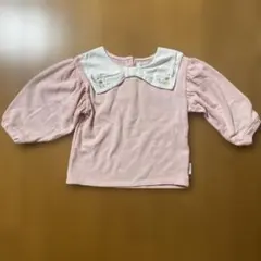 ピンクの長袖カットソー 100cm