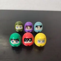 進撃の巨人　一番くじ　だるまマスコット 6点セット