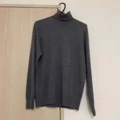 【新品未使用】 ユニクロ UNIQLO メンズ メリノタートルネックセーター