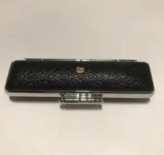 ④印鑑ケース 黒 レザー調