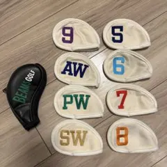 BEAMS GOLF アイアン用ヘッドカバー 8枚セット