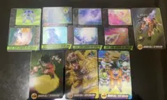 ドラゴンボールカード　森永　ウエハース　3Dカード　8セット