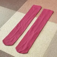 ハイソックス/靴下/ピンク/A