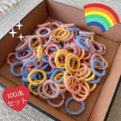 カラフルヘアゴム100本セット