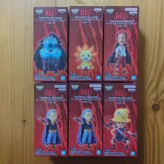 ワンピース ワールドコレクタブルフィギュア 6点セット