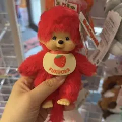 名古屋限定 しゃちほこモンチッチ 赤 ストラップ | Mercari