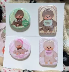 モンチッチ くじ 缶バッジ2種2個セット