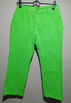 Paragraph ネオングリーン パンツ Mサイズ 蛍光色 韓国のサムネイル