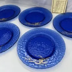 なます皿 4枚 金魚 歪み 金彩 江戸 古伊万里 瑠璃釉 - メルカリ