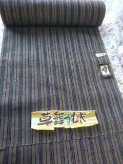お値下げ致しました。 ウール紬 着物一反 新品