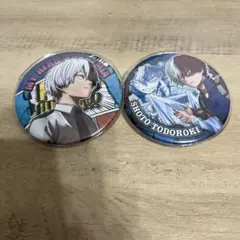 轟焦凍原作缶バッジ